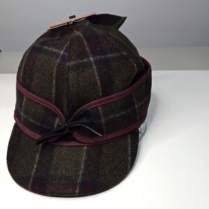 NWT Stormy Kromer original Kromer Wool cap. Plaid. Size 6 7/8
